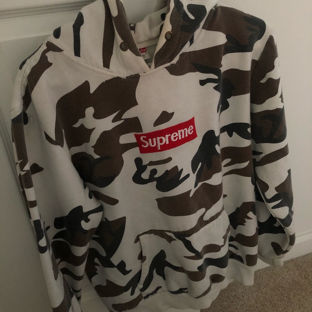 Supreme cow camp hoodie , (size large) fits like M